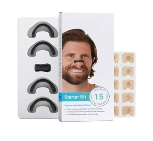 Reusable Magnetic Nasal Strips – Anti Snore Nose Clip | Improve Breathing & Sleep Quality | Comfortable Fit for Men & Women