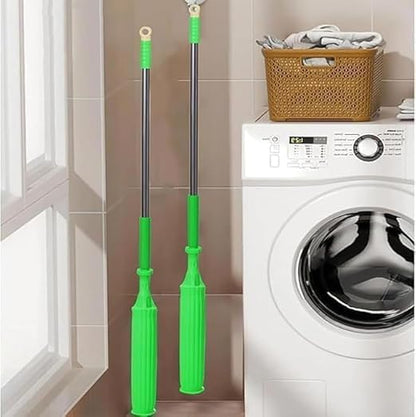 2-in-1 Self-Wringing Floor Cleaning Mop – 360° Rotatable, Adjustable Stainless Steel Handle, Microfiber Wet & Dry for Home, Bathroom, Office & Outdoor